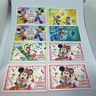 ディズニー(Disney)の３５周年と１５周年記念ディズニーチケット　【使用済み】(遊園地/テーマパーク)