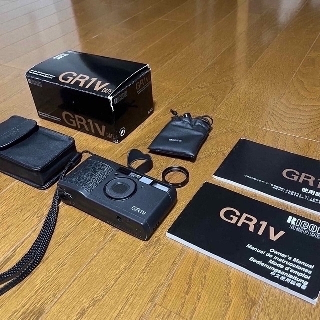 RICOH GR1V DATE ブラック　付属品有り