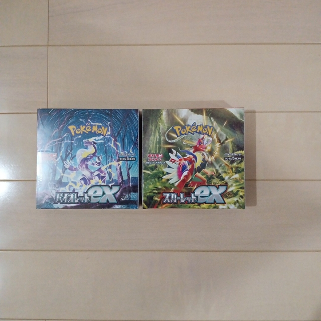 ポケモンカードゲーム　スカーレット&バイオレットex未開封BOXシュリンク付き