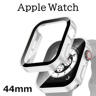アップルウォッチ(Apple Watch)のApple Watch ケース カバー フラット 44mm ホワイト(その他)