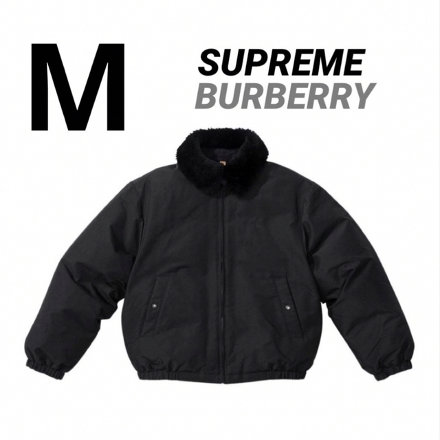 Supreme - Supreme / Burberry Down Puffer Jacket 黒