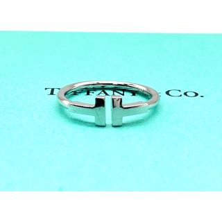 ティファニー(Tiffany & Co.)のティファニー　Tワイヤー　リング　指輪　ホワイトゴールド　54　正規品(リング(指輪))