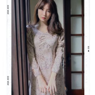 ハーリップトゥ(Her lip to)のHaze Grass Back Ribbon Dress(ロングワンピース/マキシワンピース)