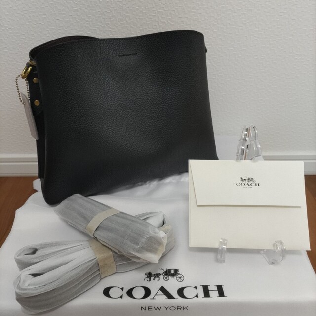 COACH コーチ ショルダーバッグ ウイロー 肩掛け ブラック