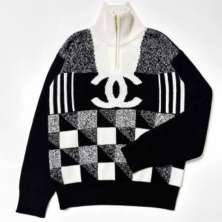 シャネル(CHANEL)のシャネル CHANEL セーター ニット ココマーク 22-23 ココネージュ(ニット/セーター)