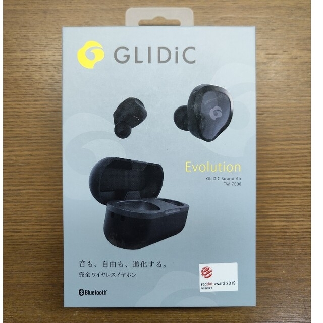 値下げ　GLIDIC Sound Air TW-7000　完全ワイヤレスイヤホン スマホ/家電/カメラのオーディオ機器(ヘッドフォン/イヤフォン)の商品写真