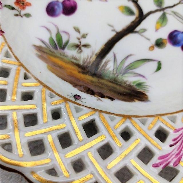 希少 美品 古マイセン 透かし皿 飾り皿 アンティーク | www.jarussi.com.br