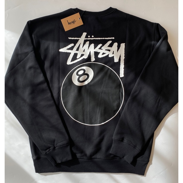 【Lサイズ】新品 タグ付き stussy 8ボール スウェット ブラック