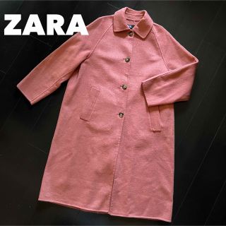 ザラ(ZARA)のZARA【未使用/タグなし】S オーバーサイズフェルトコート(ロングコート)