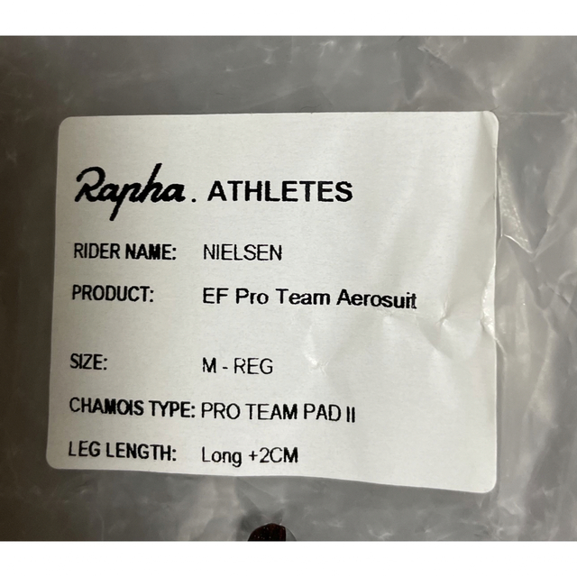 【新品/選手支給品】Rapha pro team aerosuit　サイズM〜L スポーツ/アウトドアの自転車(ウエア)の商品写真