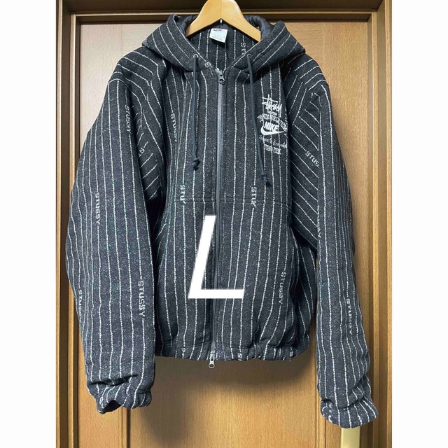 STUSSY(ステューシー)のStussy x Nike Striped Wool Jacket L メンズのジャケット/アウター(ブルゾン)の商品写真