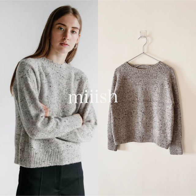 極美品 マーガレットハウエル ドネガルウールニット 3.9万