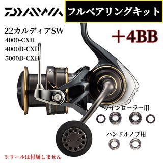 ダイワ(DAIWA)の22カルディアSW 4000～5000番用 MAX10BB フルベアリングキット(ルアー用品)