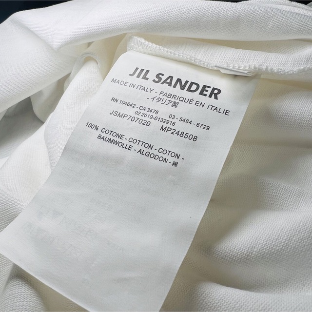 ジルサンダー JIL SANDER コットン ホワイト Tシャツ 半袖 4