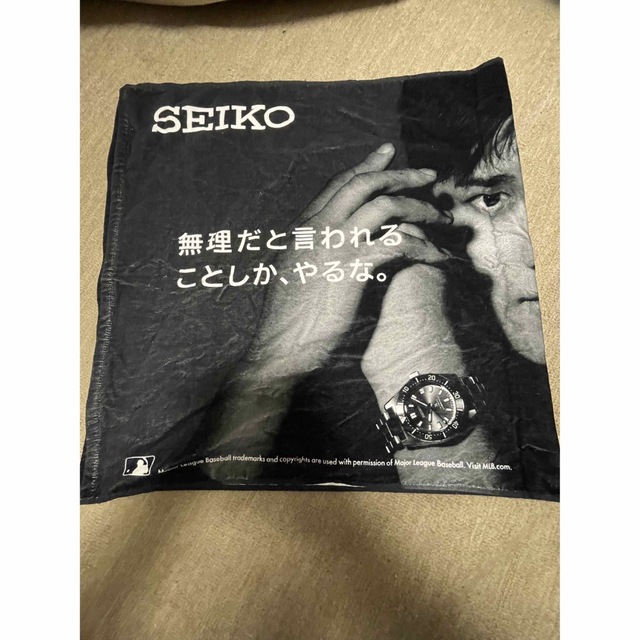 SEIKO(セイコー)の大谷翔平　ノベルティBIGタオル　未使用品 エンタメ/ホビーのタレントグッズ(スポーツ選手)の商品写真