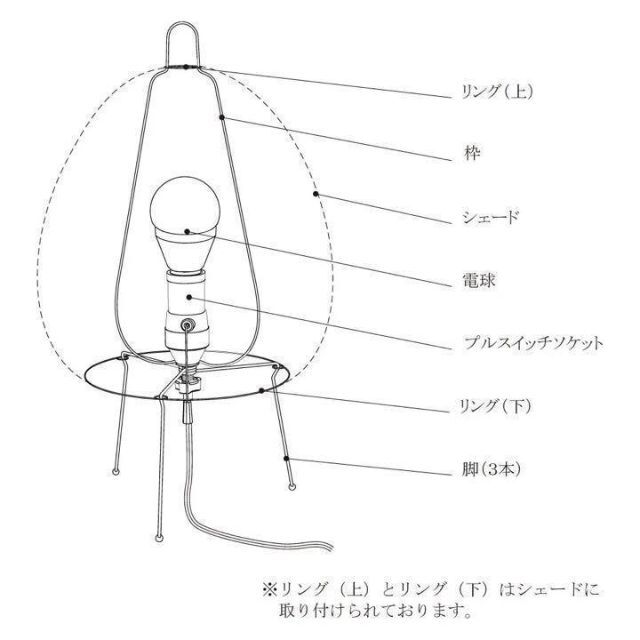 新品未使用☆Isamu Noguchi イサムノグチ AKARI 1AY 超希少
