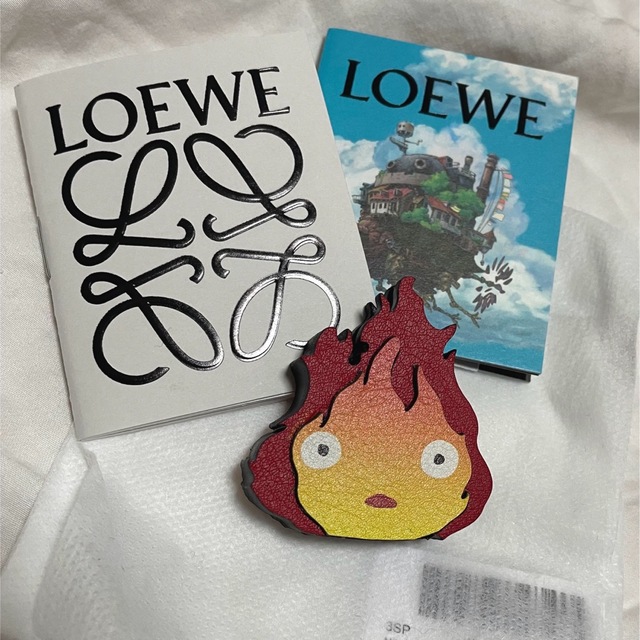 LOEWE ロエベ ×ハウルの動く城 カルシファー ダイス チャーム レザー