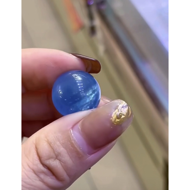 ⭐︎【天然】アクアマリン 丸玉 20.8mm-