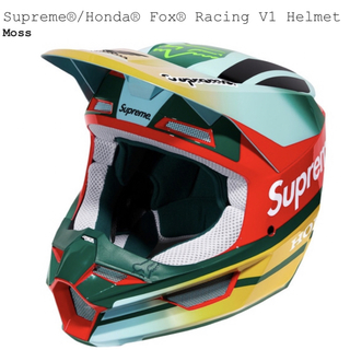 シュプリーム(Supreme)の新品 シュプリーム ホンダ フォックス V1 ヘルメット M モス グリーン(ヘルメット/シールド)