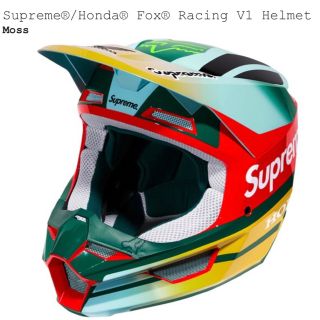 シュプリーム(Supreme)の新品 シュプリーム ホンダ フォックス V1 ヘルメット M モス グリーン(ヘルメット/シールド)