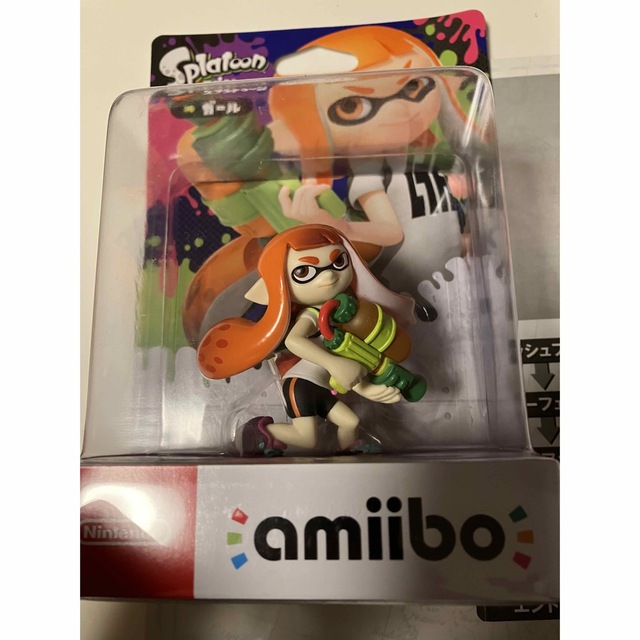 新品未開封amiibo ガール　スプラトゥーン　オレンジ