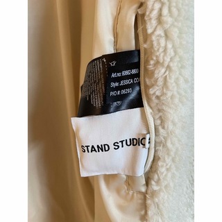 値下げ。STAND STUDIO Jessica エコファー ボアオーバーコート