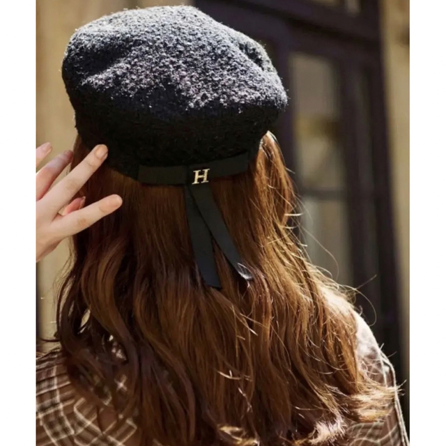 Her lip to - herlipto Back Ribbon Tweed Casquette の通販 by Her lip to - herlipto Back Ribbon Tweed Casquette の通販 by