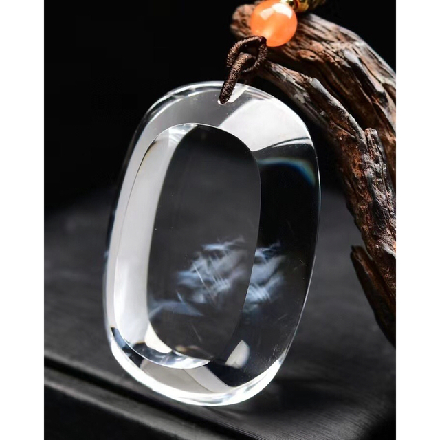 【高級】白水晶 ネックレス 58.3g