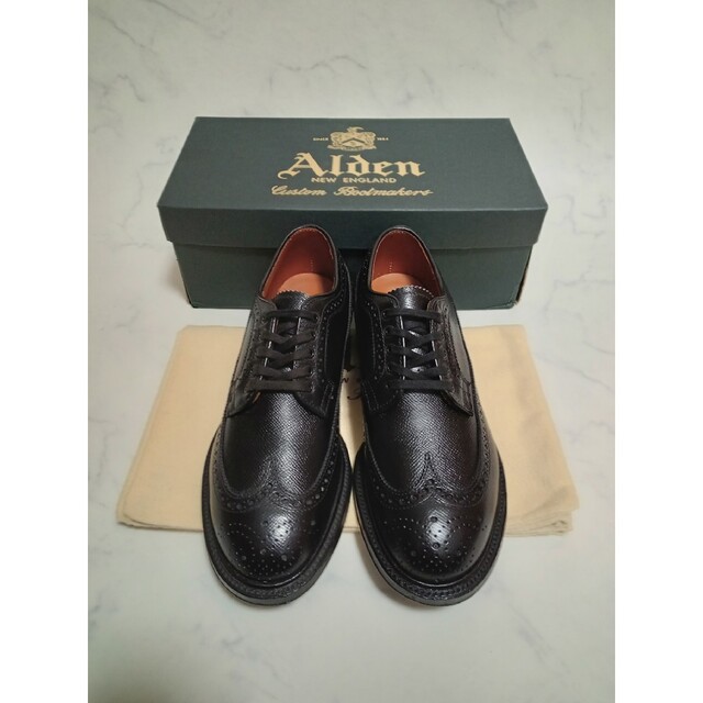 正式的 【新品】ALDEN【オールデン】アルパインカーフ ロングウィング