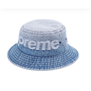 シュプリーム(Supreme)のSupreme Fade Jacquard Denim Crusher M/L青(ハット)