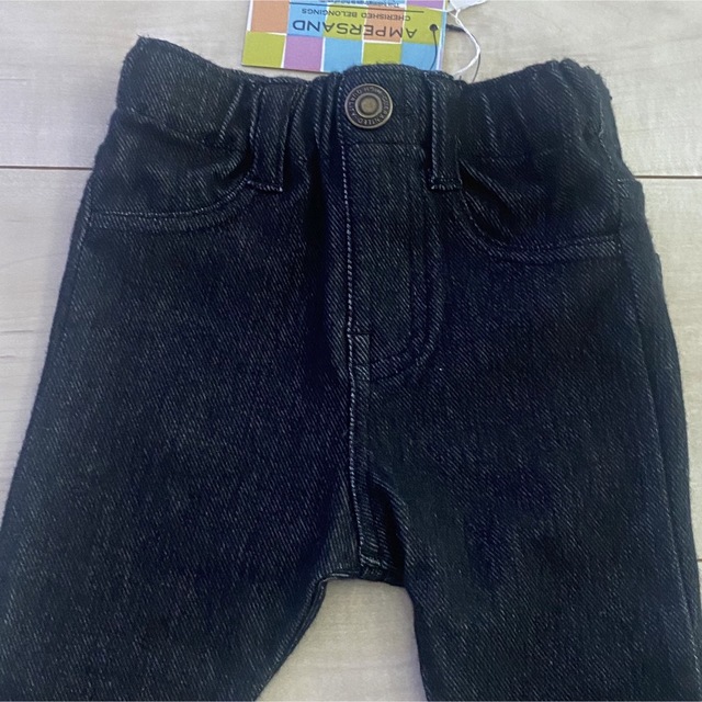 F.O.KIDS(エフオーキッズ)の新品未使用タグ付き デニム　パンツ サイズ 80 キッズ/ベビー/マタニティのベビー服(~85cm)(パンツ)の商品写真