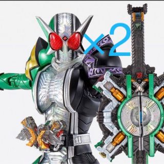 バンダイ(BANDAI)の真骨彫 仮面ライダーW サイクロンジョーカーエクストリーム　2個セット(特撮)