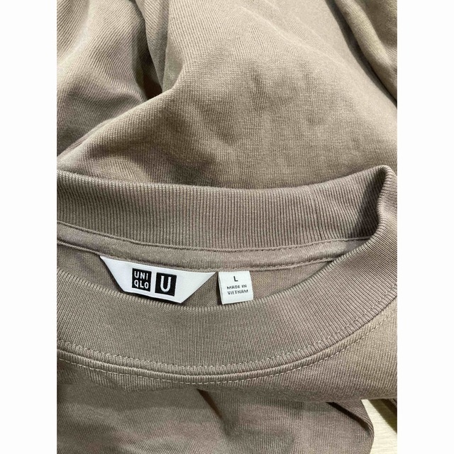 UNIQLO(ユニクロ)のUNIQLO U クルーネックT長袖 メンズのトップス(Tシャツ/カットソー(七分/長袖))の商品写真