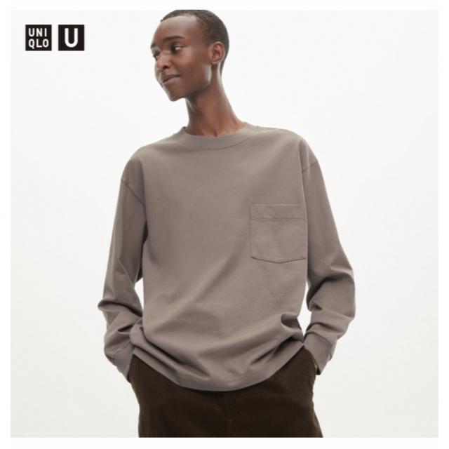 UNIQLO(ユニクロ)のUNIQLO U クルーネックT長袖 メンズのトップス(Tシャツ/カットソー(七分/長袖))の商品写真