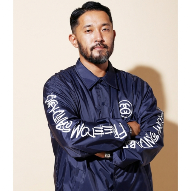 STUSSY ステューシー ナイロンジャケット  ネイビー