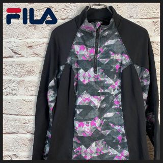 フィラ(FILA)のFILA トレーナー　ハーフジップ メンズ　レディース　[ M ](トレーナー/スウェット)