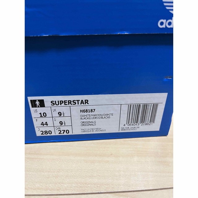 最終値下げ adidas SUPERSTAR h68187 28.0 新品