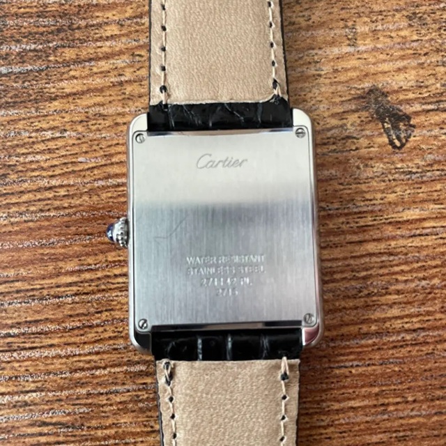 Cartier(カルティエ)の早い者勝ち☆カルティエ  タンクソロLM 廃盤のレア品！正規品Bettys保証書 メンズの時計(腕時計(アナログ))の商品写真