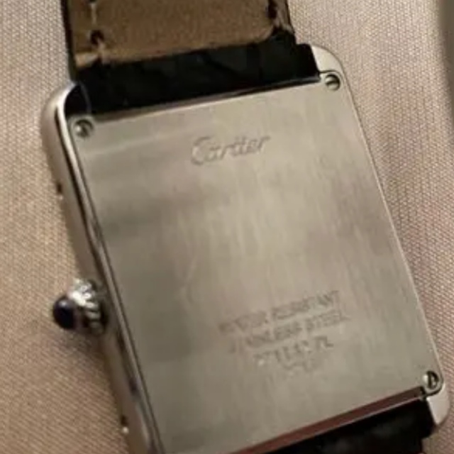Cartier(カルティエ)の早い者勝ち☆カルティエ  タンクソロLM 廃盤のレア品！正規品Bettys保証書 メンズの時計(腕時計(アナログ))の商品写真