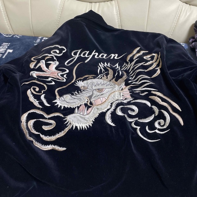 スーベニア スカジャン ジャケット 刺繍 別珍ドラゴン