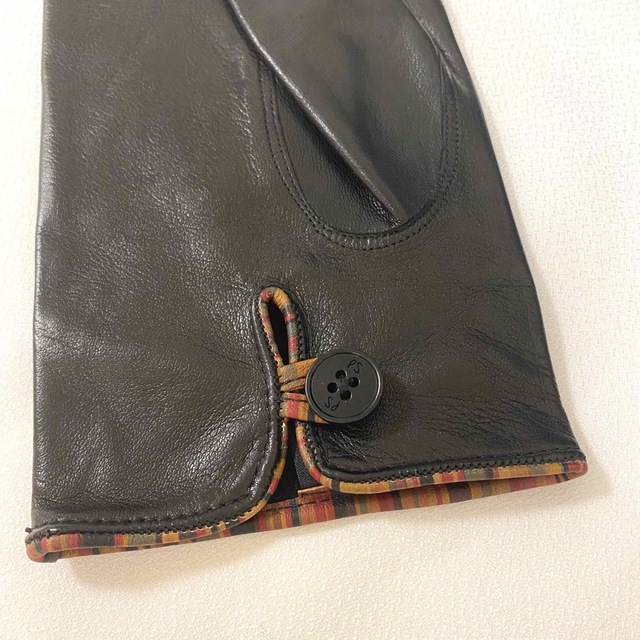 Paul Smith(ポールスミス)の週末値引■ポールスミス 手袋 レザーグローブ ブラック S  ITALY製 メンズのファッション小物(手袋)の商品写真