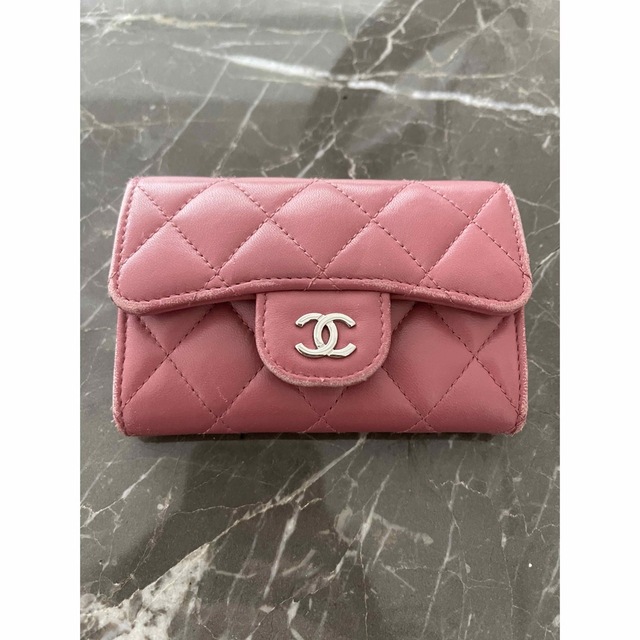 お気にいる CHANEL シャネル ラムスキン カードケース - 名刺入れ+定期