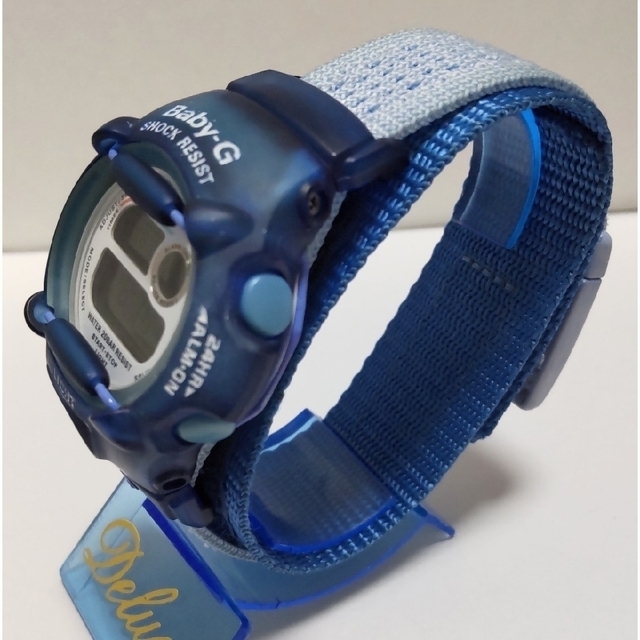 Baby-G(ベビージー)のBaby-G 370 wccs カスタム染色ブルー 🌊 メンズの時計(腕時計(デジタル))の商品写真