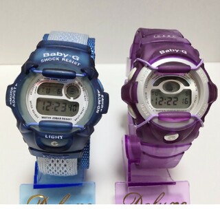 ベビージー(Baby-G)のBaby-G 370 wccs カスタム染色ブルー 🌊(腕時計(デジタル))