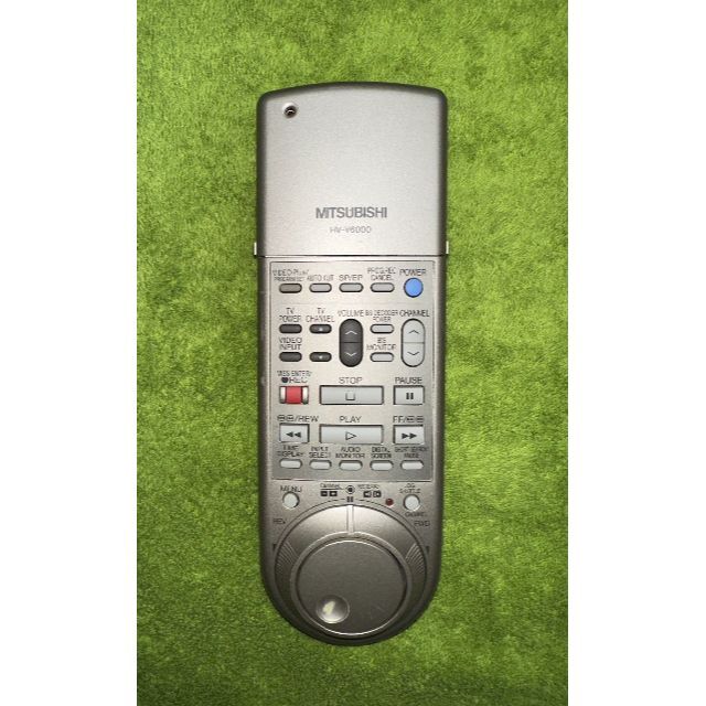 ※出品期限5月20日※珍品☆三菱S-VHSレコーダー用リモコン　HV-V6000 スマホ/家電/カメラのテレビ/映像機器(その他)の商品写真