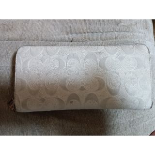 コーチ(COACH)のグランパス様専用☆値下げ可能☆中古☆コーチ長財布☆白☆(財布)