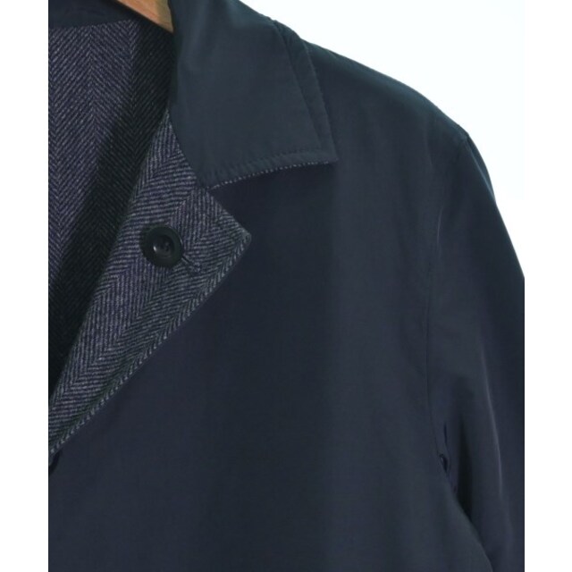 HARTFORD(ハートフォード)のHartford コート（その他） 48(L位) 紺xグレー(ヘリンボーン) 【古着】【中古】 メンズのジャケット/アウター(その他)の商品写真