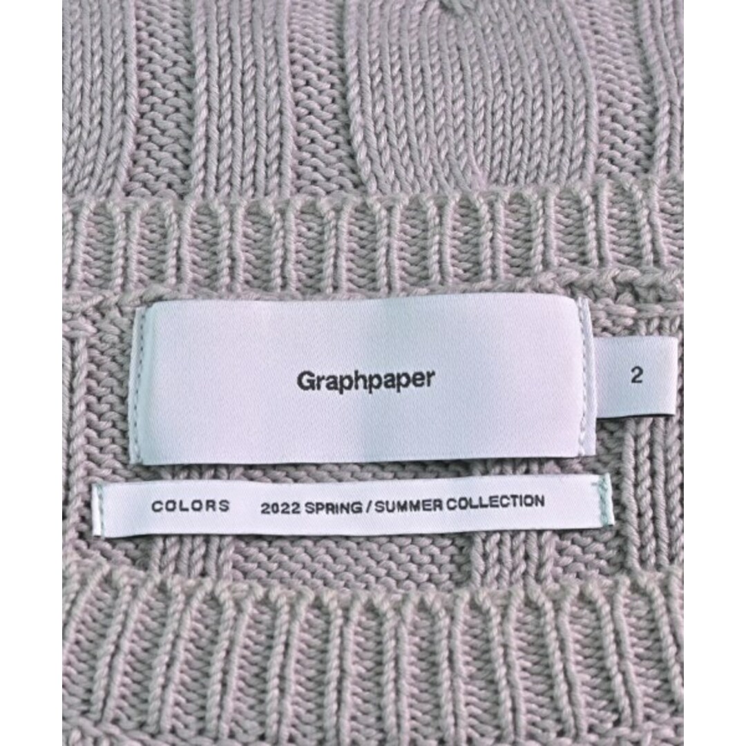 Graphpaper グラフペーパー ニット・セーター 2(M位) グレー