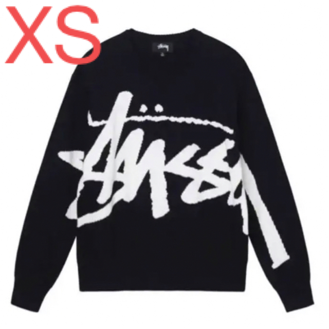 XSサイズ STUSSY STOCK SWEATER Black セーター