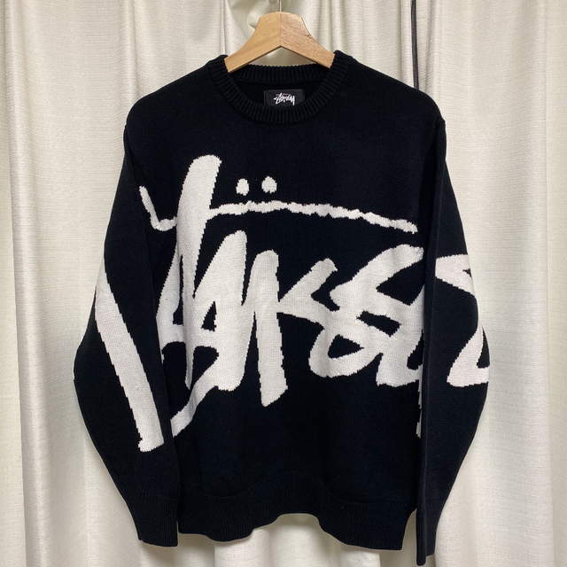 XSサイズ STUSSY STOCK SWEATER Black セーター 3